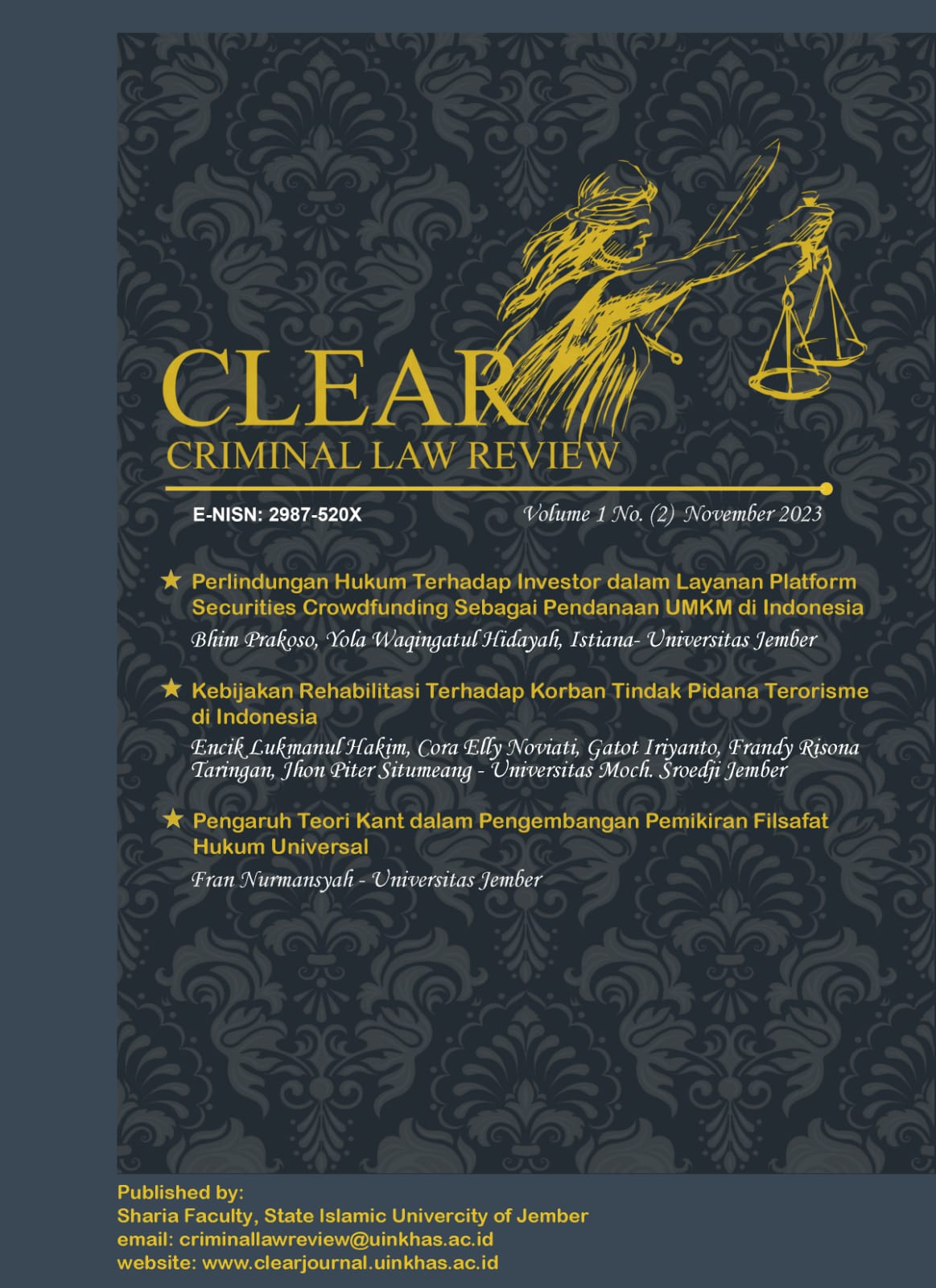 Clear Journal of November 2023